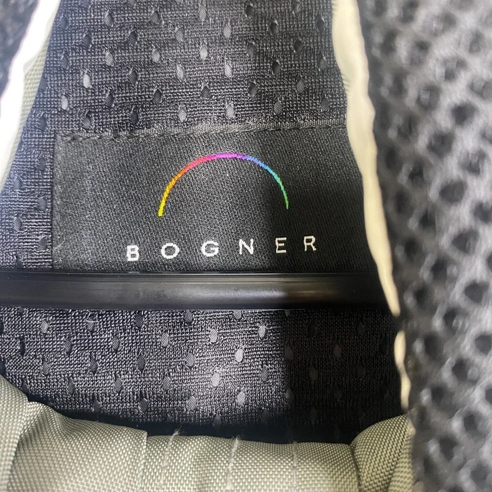 Bogner Ski Jacket Mens 42 Gray Zip Hooded Snowboard Outdoor Hooded
